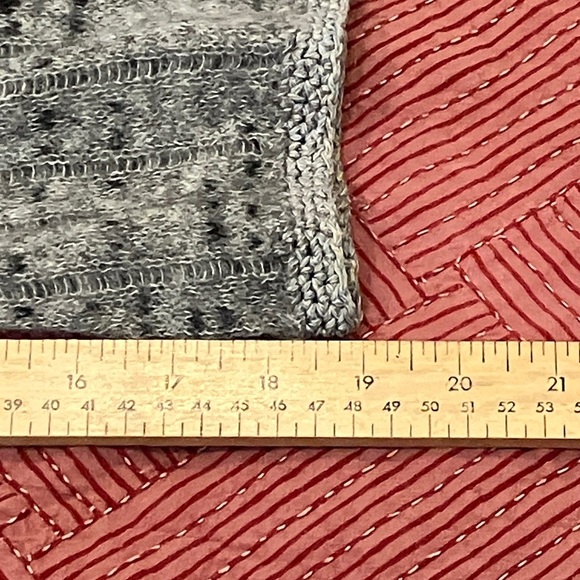 Free People mohair blend crochet Gray / Blue Knit Sweater - Picture 16 of 16